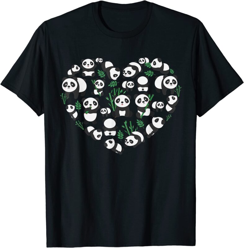 15 Panda Shirt Designs Bundle For Commercial Use, Panda T-shirt, Panda png file, Panda digital file, Panda gift, Panda download, Panda design