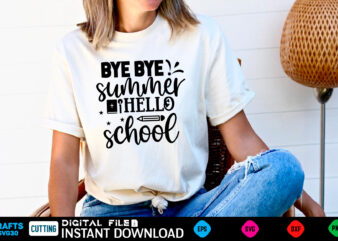 bye bye summer hello school back to school, school, back to school supplies, back to school shopping, back to school 2022, back to school haul, back to school ideas, school t shirt template