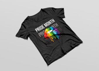 Pride Month Demon LGBT Gay Pride Month Transgender Lesbian T-Shirt Design svg png