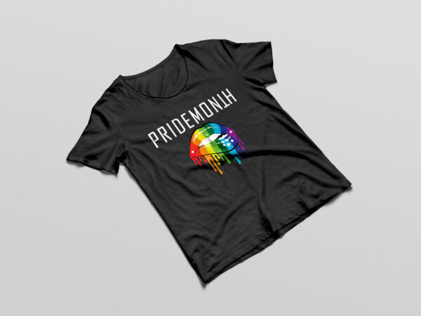 Pride month demon lgbt gay pride month transgender lesbian t-shirt design svg png