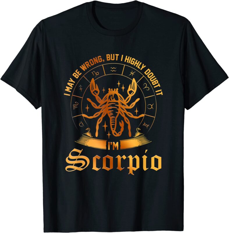 15 Scorpio Shirt Designs Bundle For Commercial Use, Scorpio T-shirt, Scorpio png file, Scorpio digital file, Scorpio gift, Scorpio download, Scorpio design