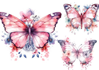 Butterfly Png, Butterfly Svg, Butterfly Sublimation, Butterfly Clipart, Butterfly Wall Art, Butterfly Watercolor Png, Butterfly Watercolor Svg, Butterfly Watercolor Sublimation, Butterfly Watercolor Clipart, Butterfly Flower Png, Butterfly Flower Svg, Butterfly t shirt template
