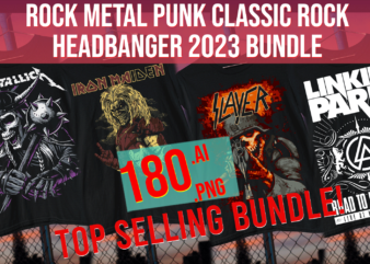 Rock Metal Punk Classic Rock Headbanger 2023 Bundle