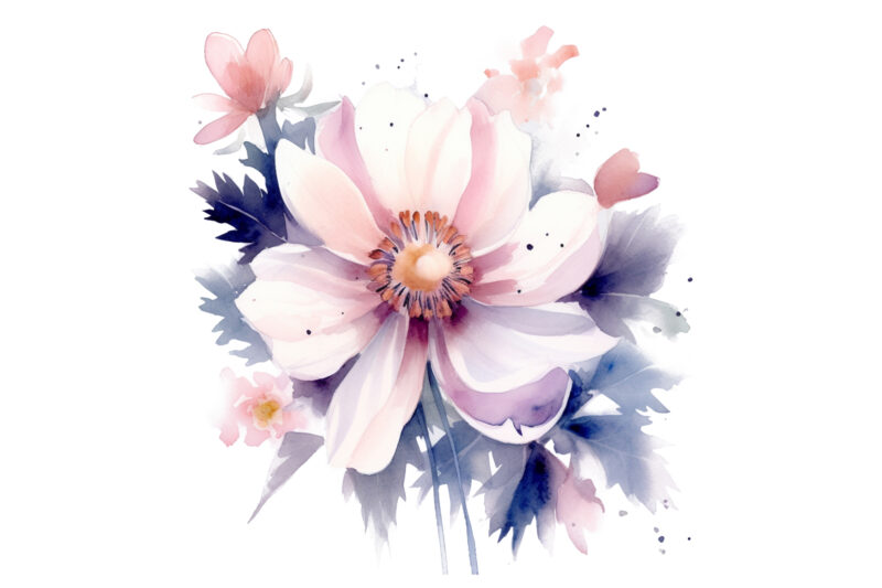 watercolor flower