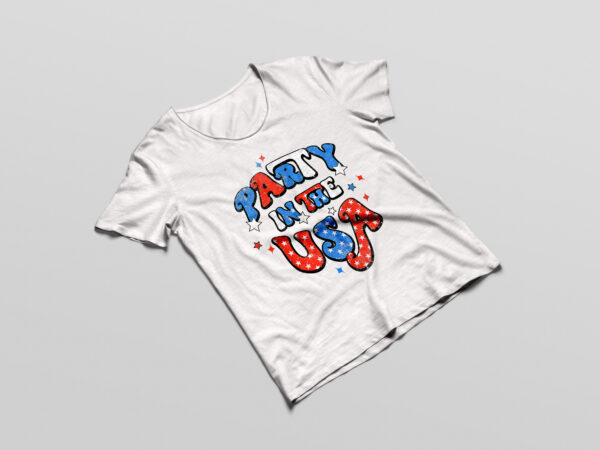 Party in the usa shirt american flag shirt 4th of july t-shirt design png