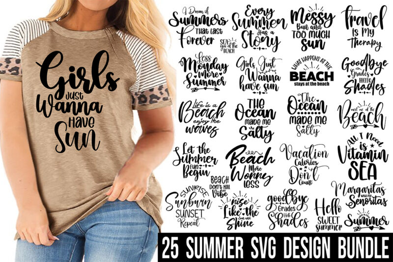 Summer SVG Bundle, Beach Svg