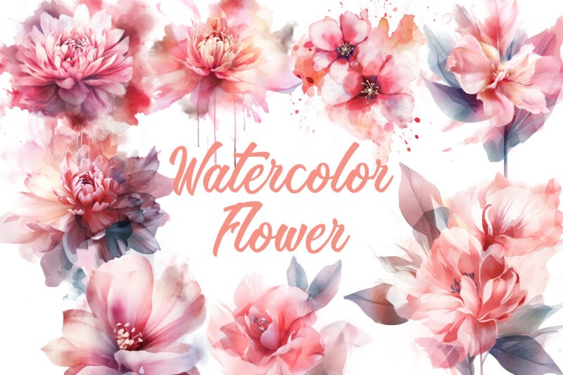 watercolor flower