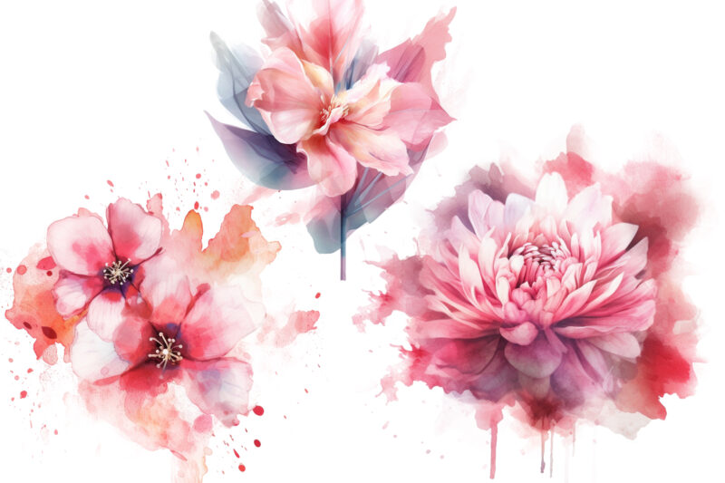 watercolor flower