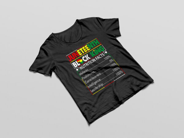 Awesome juneteenth black king melanin fathers day men boys t-shirt design svg png