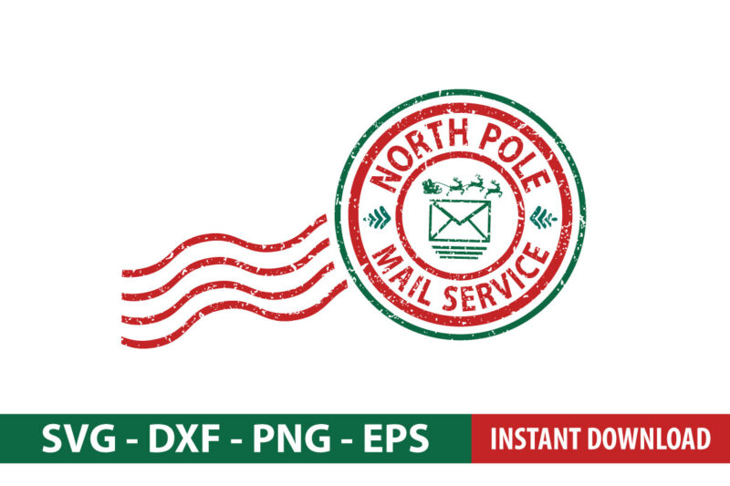 north pole rubber stamps mini bundle, post stamp designs set, santa stamp design collection, north pole stickers, christmas logo, reindeer express special delivery badge, shipping labels, Santa's mail, post stamp