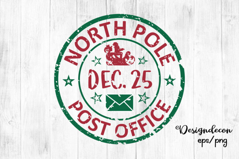 North Pole Rubber Stamps Bundle, Post stamp designs set, Santa Stamp design collection, North pole stickers, Christmas logo, Reindeer Express special Delivery Badge, Shipping labels, Santa's Mail, Post stamp Sticker