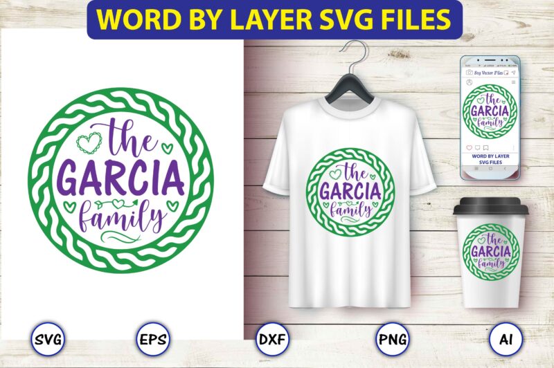 The Garcia family,Monogram SVG Bundle, t-shirt,Monogram t-shirt, Monogram vector, Monogram svg vector, Monogram design, Monogram bundle, Monogram t-shirt design,Monogram Alphabets, Monogram Letters SVG, Digital Download, Cricut, Silhouette, circle svg bundle,