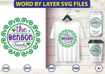 The Benson family,Monogram SVG Bundle, t-shirt,Monogram t-shirt, Monogram vector, Monogram svg vector, Monogram design, Monogram bundle, Monogram t-shirt design,Monogram Alphabets, Monogram Letters SVG, Digital Download, Cricut, Silhouette, circle svg bundle,