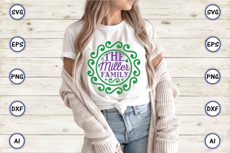 The Miller family,Monogram SVG Bundle, t-shirt,Monogram t-shirt, Monogram vector, Monogram svg vector, Monogram design, Monogram bundle, Monogram t-shirt design,Monogram Alphabets, Monogram Letters SVG, Digital Download, Cricut, Silhouette, circle svg bundle,