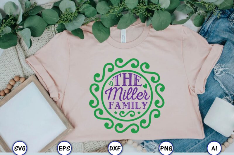 The Miller family,Monogram SVG Bundle, t-shirt,Monogram t-shirt, Monogram vector, Monogram svg vector, Monogram design, Monogram bundle, Monogram t-shirt design,Monogram Alphabets, Monogram Letters SVG, Digital Download, Cricut, Silhouette, circle svg bundle,