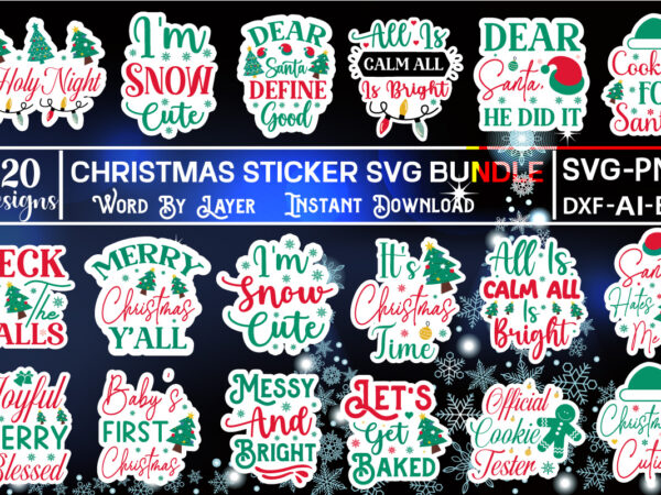 Christmas sticker svg bundle christmas sticker bundle. christmas sticker svg, new year planner stickers,buffalo plaid snowflakes. christmas gnomes svg.,christmas business stickers bundle,printable pink christmas sticker bundle – digital png stickers t shirt vector file