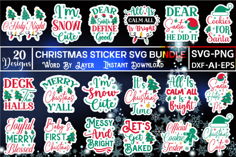 Christmas Sticker Svg Bundle Christmas sticker bundle. Christmas sticker SVG, New Year planner stickers,Buffalo plaid snowflakes. Christmas gnomes SVG.,Christmas Business Stickers Bundle,Printable Pink Christmas Sticker Bundle - Digital PNG Stickers