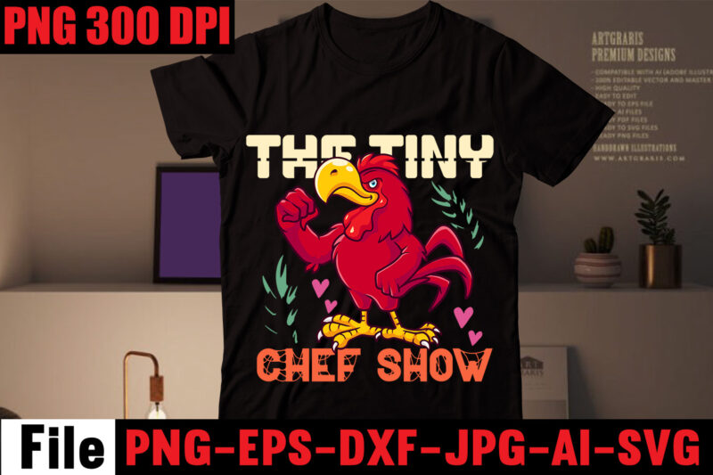 The Tiny Chef Show T-shirt Design,Bakers Gonna Bake T-shirt Design,Kitchen bundle, kitchen utensil's for laser engraving, vinyl cutting, t-shirt printing, graphic design, card making, silhouette, svg bundle,BBQ Grilling Summer Bundle