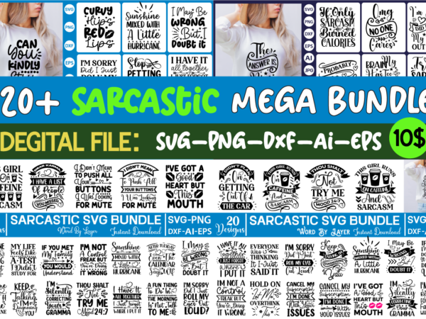 Sarcastic mega bundle sarcastic svg bundle, funny quotes svg, sarcastic svg files, sassy svg, sarcastic quotes svg bundle, funny quotes svg, cut file for cricut,sarcastic svg bundle, funny svg, joking t shirt template vector