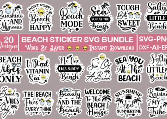 Beach Sticker Svg Bundle Beach Sticker SVG Bundle,Beach Stickers, Printable Summer Stickers Bundle, Funny Beach Printable Stickers, Print And Cut Sticker, Stickers PNG,,Sticker svg, Printable Beach Stickers, Summer svg Stickers, t shirt template