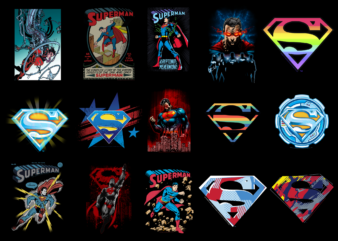 15 Superman shirt Designs Bundle For Commercial Use, Superman T-shirt, Superman png file, Superman digital file, Superman gift, Superman download, Superman design