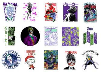 15 Joker shirt Designs Bundle For Commercial Use Part 2, Joker T-shirt, Joker png file, Joker digital file, Joker gift, Joker download, Joker design