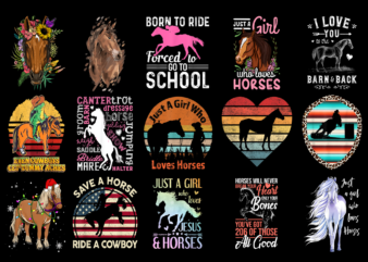 15 Horse Shirt Designs Bundle For Commercial Use Part 3, Horse T-shirt, Horse png file, Horse digital file, Horse gift, Horse download, Horse design