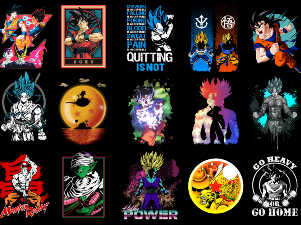 15 dragon ball shirt designs bundle for commercial use part 2, dragon ball t-shirt, dragon ball png file, dragon ball digital file, dragon ball gift, dragon ball download, dragon ball design