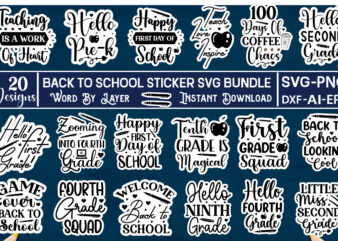 Back To School Svg Bundle back to school stickers svg bundle, back to school bundle, back to school stickers svg, back to school, back to school stickers,stickers svg bundle, stickers,