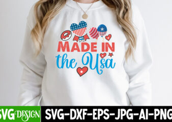 Made in Usa T-Shirt Design, Made in Usa Vector T-Shirt Design, American Mama T-Shirt Design, American Mama SVG Cut File, 4th of July SVG Bundle,4th of July Sublimation Bundle Svg,