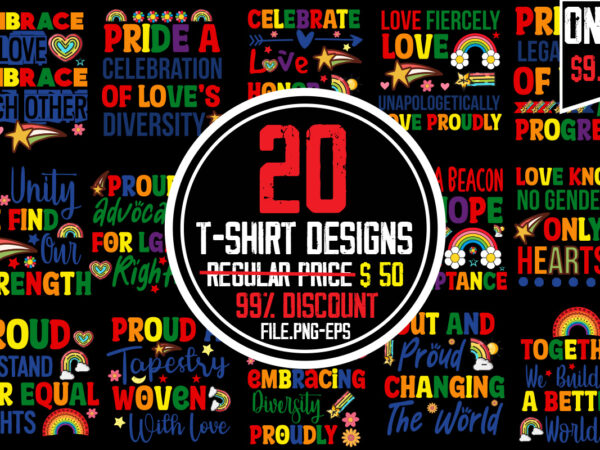 Pride t-shirt bundle,20 designs ,on sell design ,big sell designs,celebrate love honor individuality t-shirt design,gay pride loading t-shirt design,beautiful like a rainbow t-shirt design,teacher rainbow png svg, teacher png svg,svgs,quotes-and-sayings,food-drink,print-cut,mini-bundles,on-sale