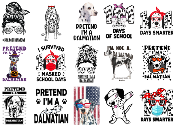 15 dalmatian shirt designs bundle for commercial use part 4, dalmatian t-shirt, dalmatian png file, dalmatian digital file, dalmatian gift, dalmatian download, dalmatian design