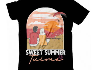 Sweet Summer Time T-Shirt Design, Sweet Summer Time Vector T-Shirt Design , Summer T-Shirt Design, Summer Vector T-Shirt Design, vector for t-shirt bundle , Hello Summer T-Shirt Design, Hello Summer