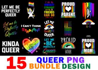 15 Queer Shirt Designs Bundle For Commercial Use Part 2, Queer T-shirt, Queer png file, Queer digital file, Queer gift, Queer download, Queer design