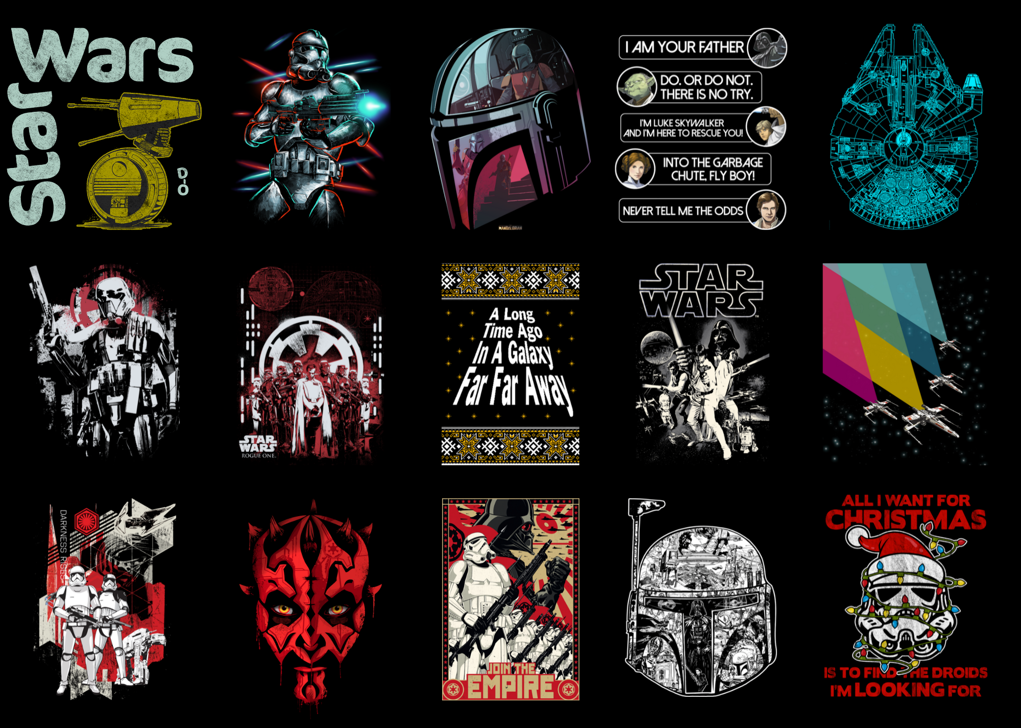 15 Star Wars shirt Designs Bundle For Commercial Use Part 1, Star