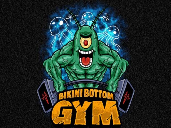 Evil muscle vector clipart