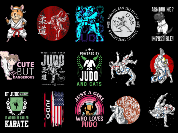 15 judo shirt designs bundle for commercial use part 2, judo t-shirt, judo png file, judo digital file, judo gift, judo download, judo design