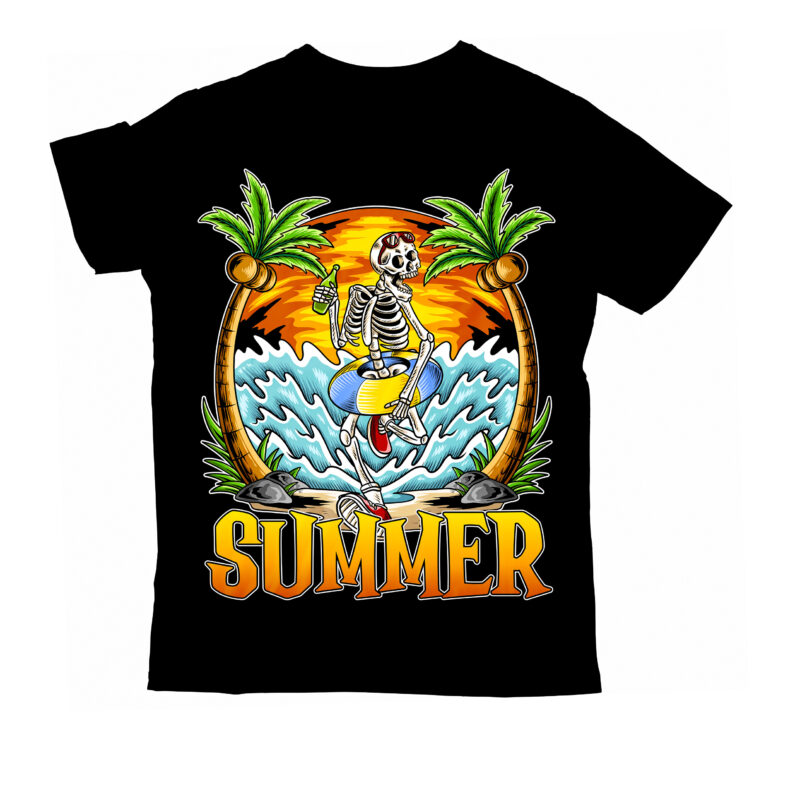 Summer T-Shirt Design ,Summer- SVG Cut File, vector for t-shirt bundle , Hello Summer T-Shirt Design, Hello Summer SVG Cut File, cat t shirt design, cat shirt design, cat design
