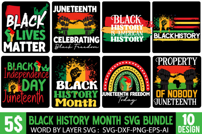 Black History Month T-Shirt Design Mega Bundle,Juneteenth SVG Bundle, Black History Month T-Shirt Design .Black History Month SVG Cut File, 40 Juneteenth SVG PNG bundle, juneteenth sublimation png, Free-ish, Black