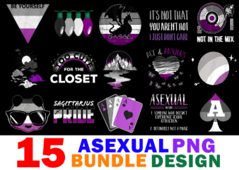 15 Asexual Shirt Designs Bundle For Commercial Use Part 2, Asexual T-shirt, Asexual png file, Asexual digital file, Asexual gift, Asexual download, Asexual design