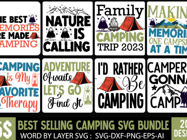 Camping t-shirt design bundle,20 camping t-shirt design, camping sublimation png, camper sublimation, camping png, life is better around the campfire png, commercial use ,camping png bundle, camping quote png, camping