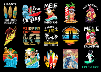 15 Surfing Shirt Designs Bundle For Commercial Use Part 2, Surfing T-shirt, Surfing png file, Surfing digital file, Surfing gift, Surfing download, Surfing design