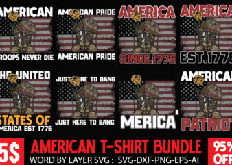 American T-Shirt Design Bundle, American T-Shirt Design Mega Bundle, ‘Merica Svg Bundle, 1000+ Files 4th Of July Svg PNG Bundle, 1812 overture 4th of july, 20 american, 20 American T