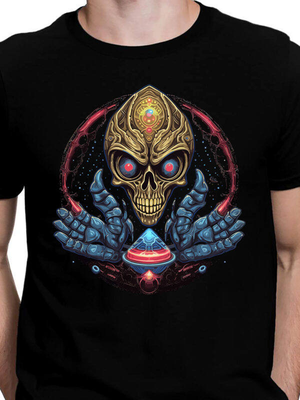 Alien magic stone t shirt design graphic, best seller Alien t shirt design, Alien gift png file