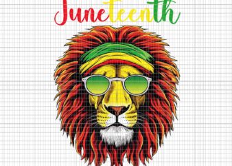 Lion Juneteenth Black History Freedom Png, Lion Juneteenth Png, Juneteenth 1865 Lion Png t shirt vector graphic
