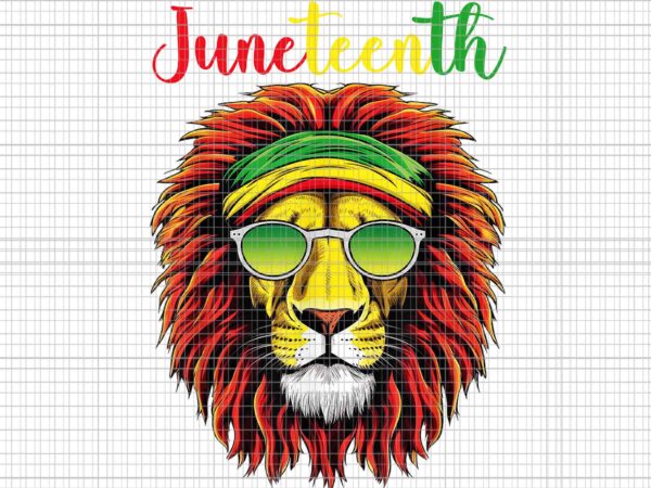 Lion juneteenth black history freedom png, lion juneteenth png, juneteenth 1865 lion png t shirt vector graphic