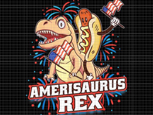 Hotdog t rex dinosaur 4th of july amerisaurus png, hotdog t rex dinosaur png, hotdog ride dinosaur png, hotdog 4th of july png graphic t shirt