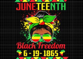Juneteenth Celebrations Through Glasses Of Bold Black Png, Juneteenth Black Freedom Png, Juneteenth 1865 Png