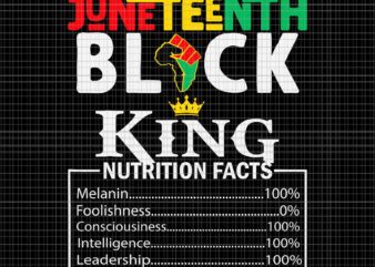 Nutritional Facts Juneteenth 1865 Black King Black Queen Svg, Juneteenth Black King Svg, Juneteenth 1865 Svg, Nutritional Facts Svg