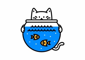 Fish Bowl Cat